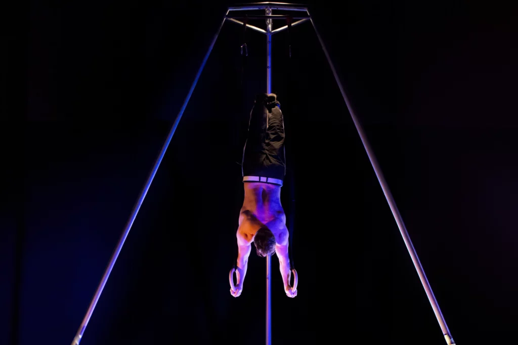 spettacolo aereo acrobatico per eventi feste e matrimoni con l'atleta olimpico elvis gjeci
