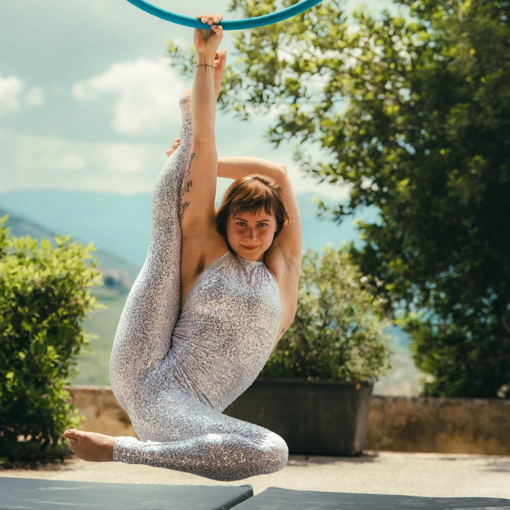 danza aerea cerchio