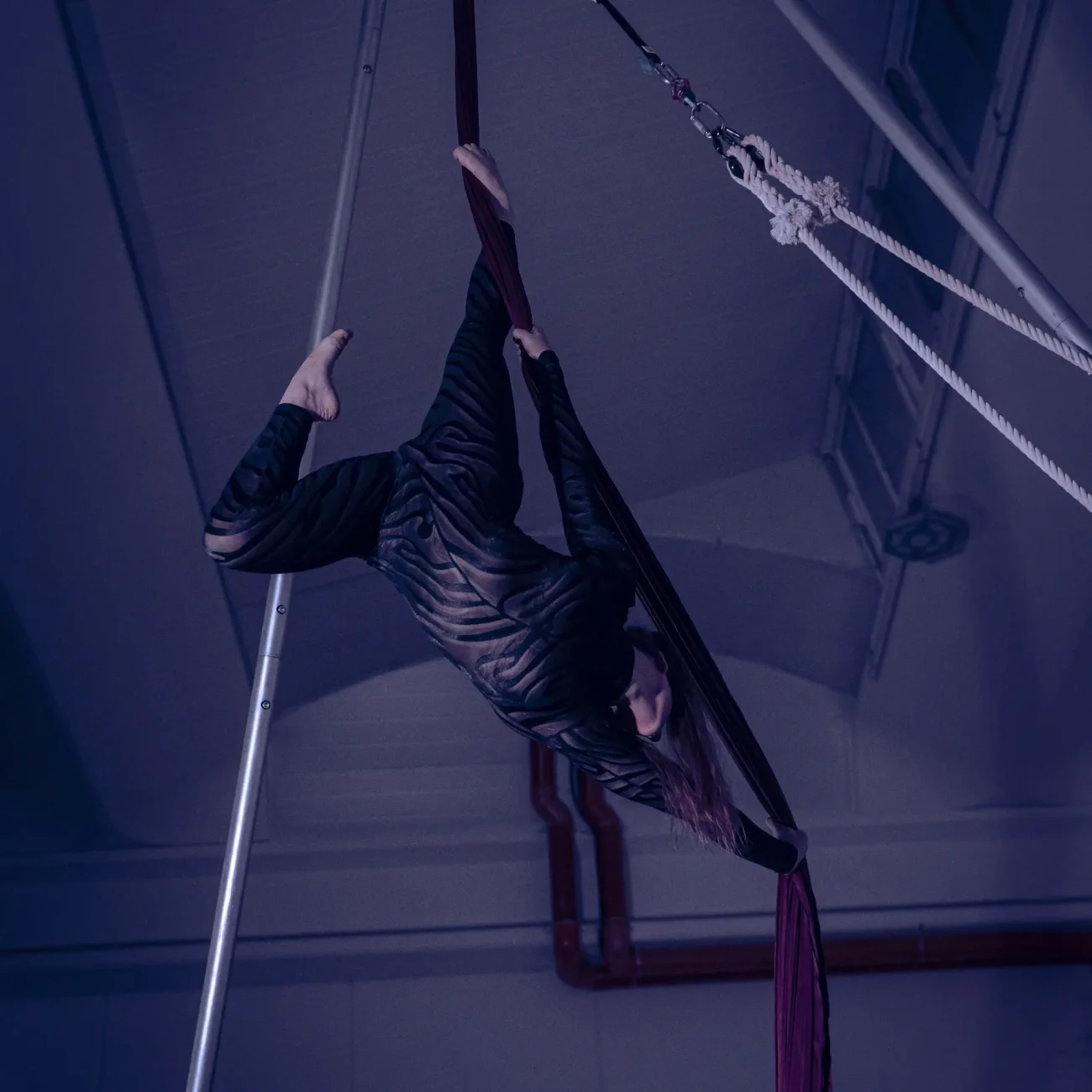 danza aerea corda tessuti artharex