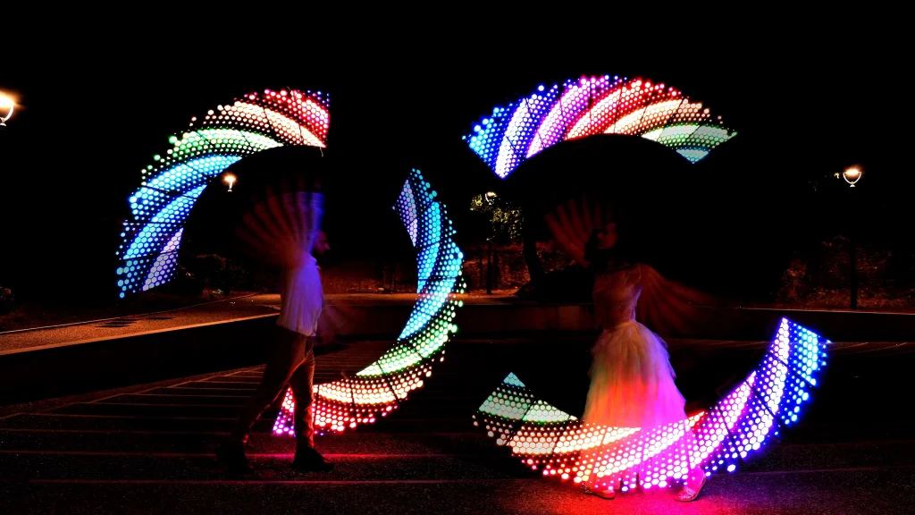 spettacolo con led gallery 1