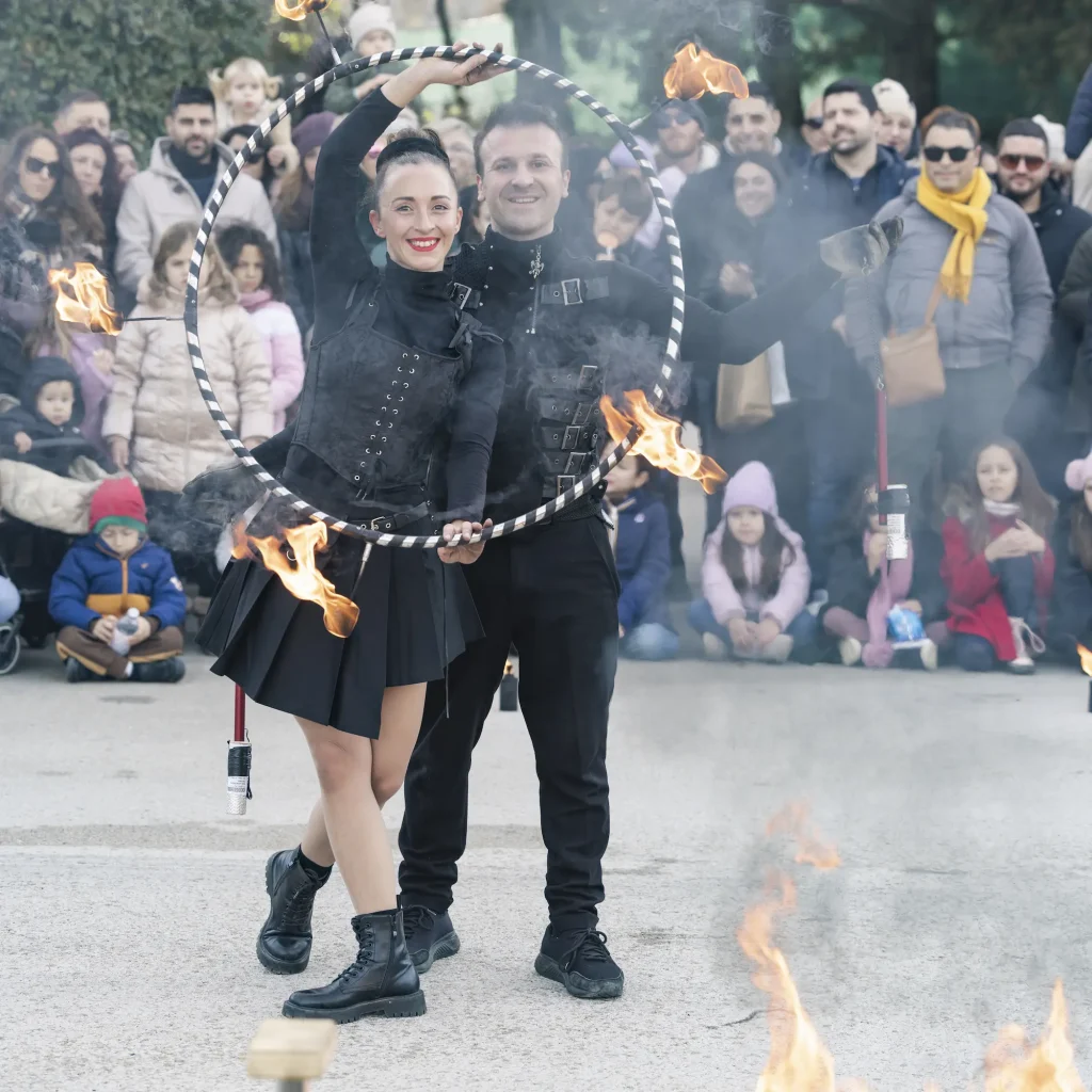 spettacolo fuoco accoglienza matrimonio 04