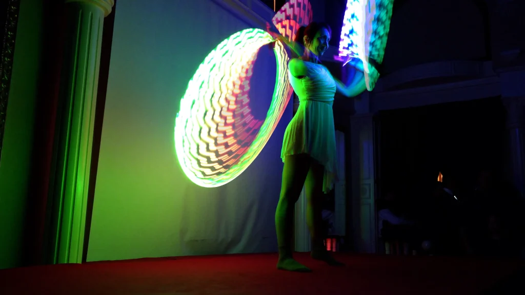 spettacolo led artharex cavallino bianco resort 00006