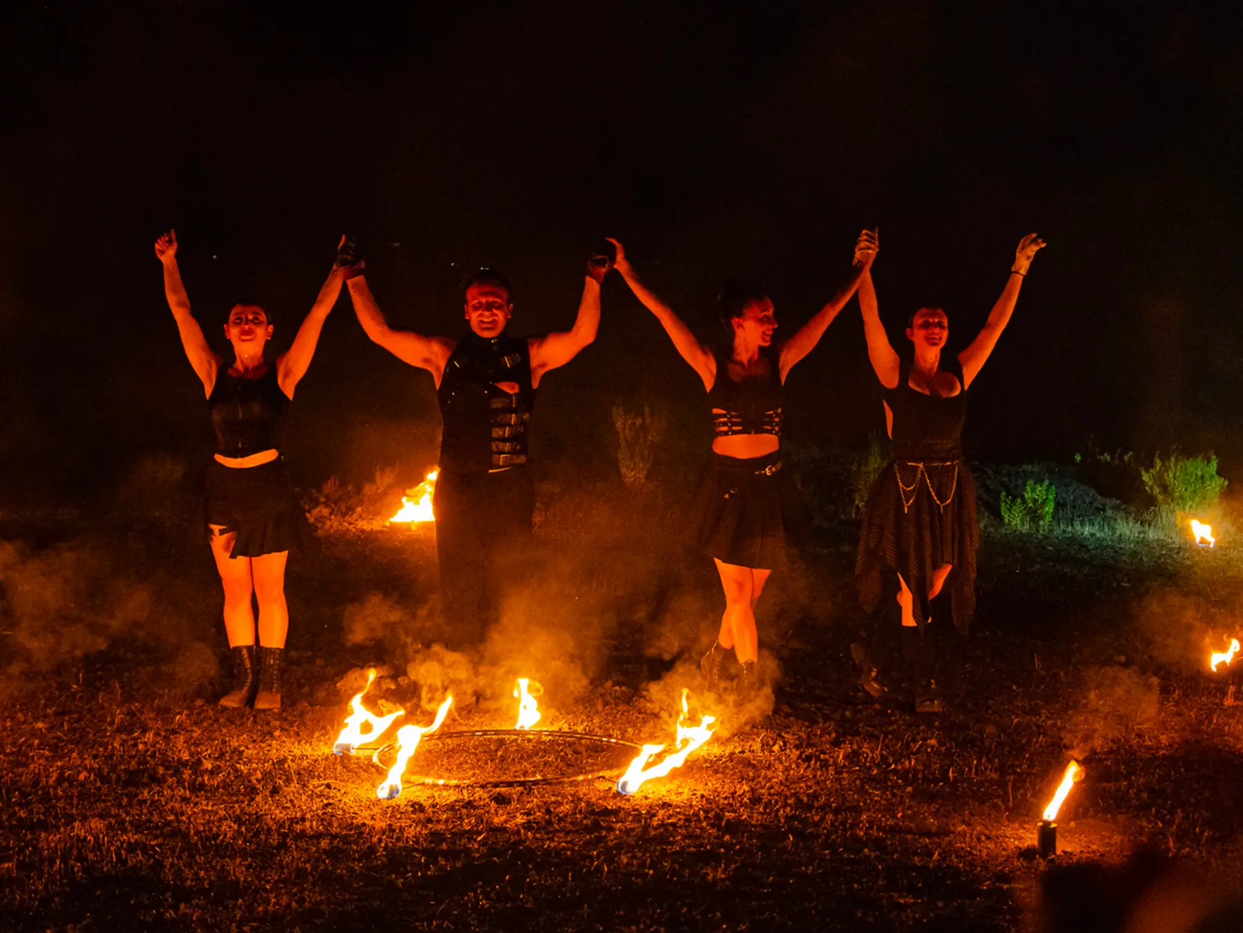 compagnia spettacolo di fuoco artharex